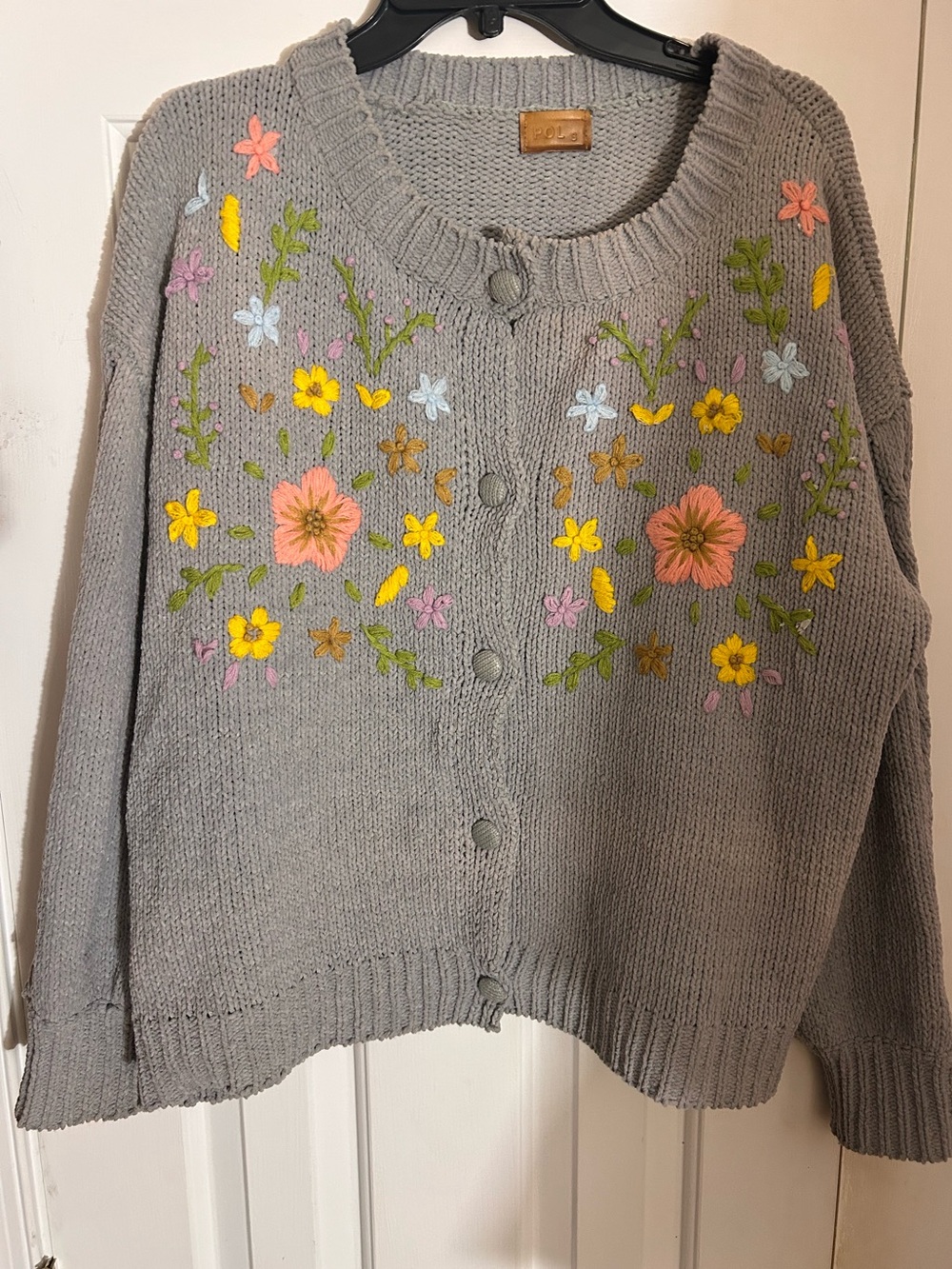 New POL embroidery sweater